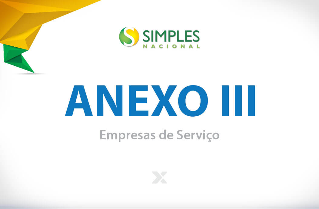 Anexo III - Tabela do Simples Nacional